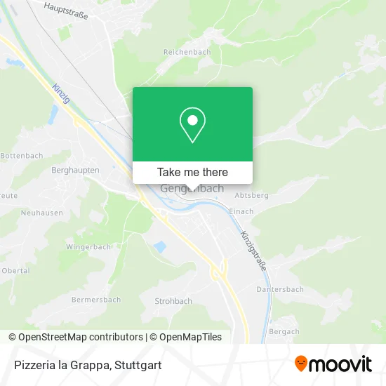 Карта Pizzeria la Grappa