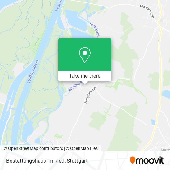 Bestattungshaus im Ried map