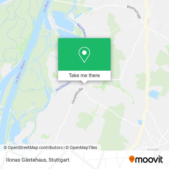 Ilonas Gästehaus map