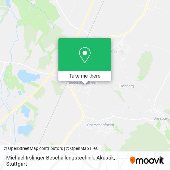 Michael Irslinger Beschallungstechnik, Akustik map