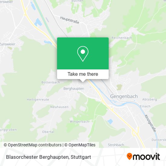 Blasorchester Berghaupten map