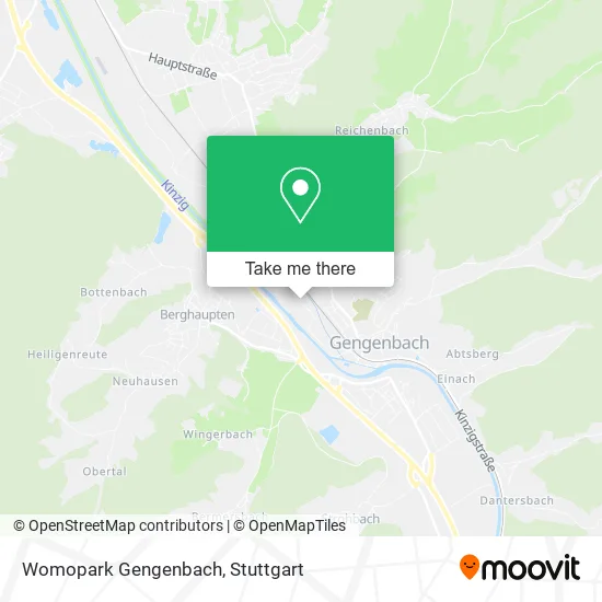 Карта Womopark Gengenbach