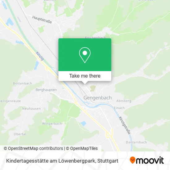 Карта Kindertagesstätte am Löwenbergpark