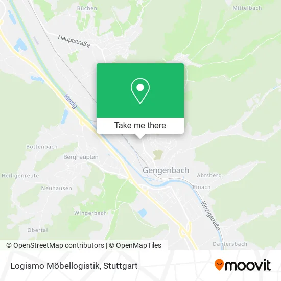 Карта Logismo Möbellogistik