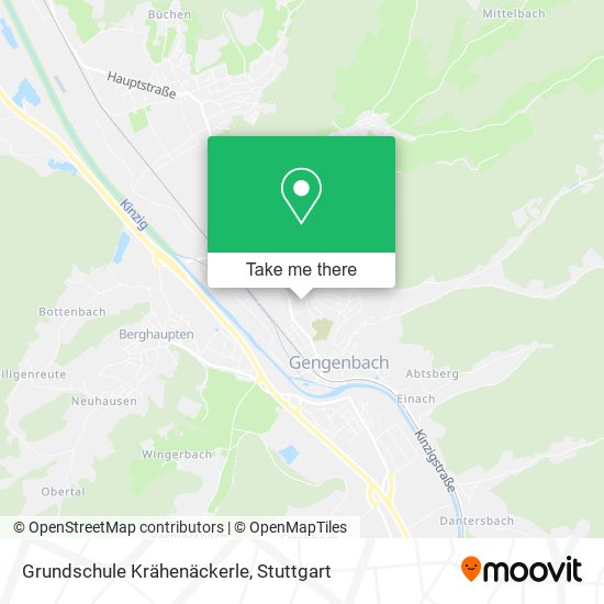 Grundschule Krähenäckerle map