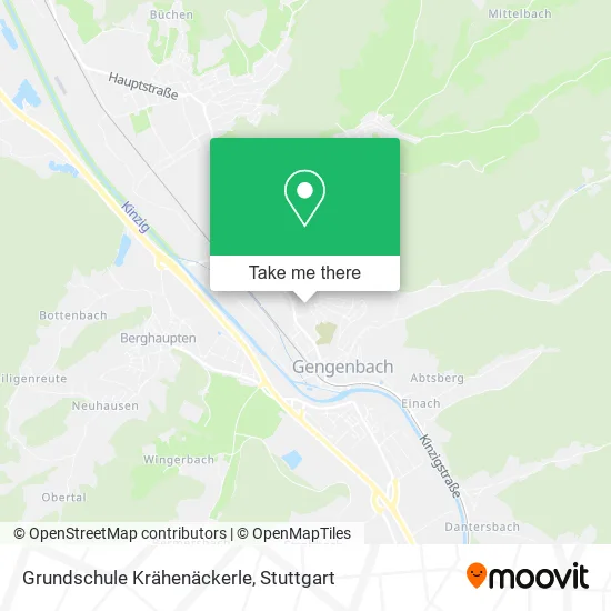 Карта Grundschule Krähenäckerle