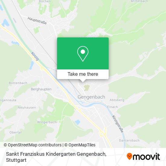 Карта Sankt Franziskus Kindergarten Gengenbach