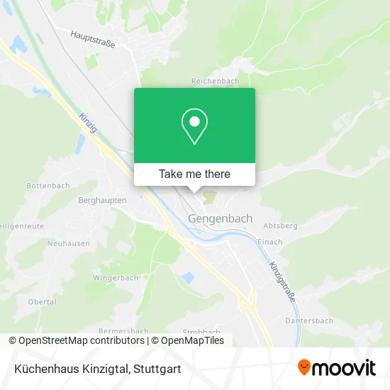 Карта Küchenhaus Kinzigtal