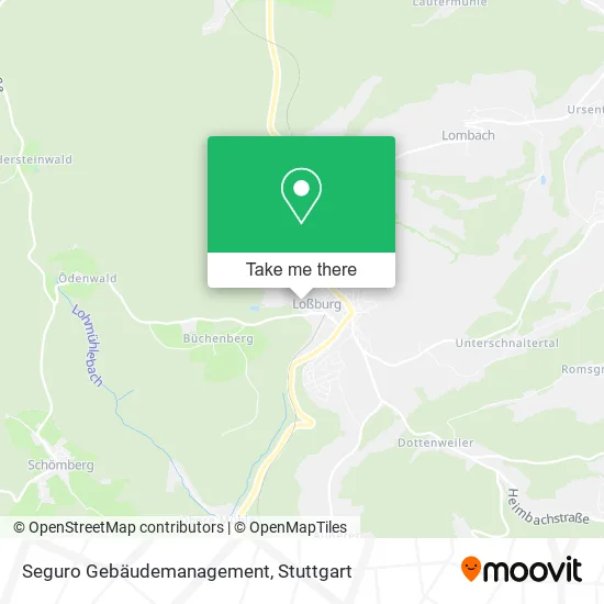 Карта Seguro Gebäudemanagement