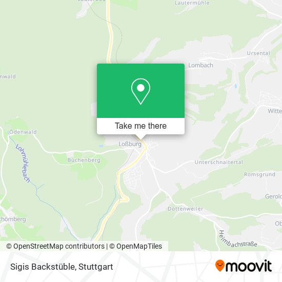 Карта Sigis Backstüble