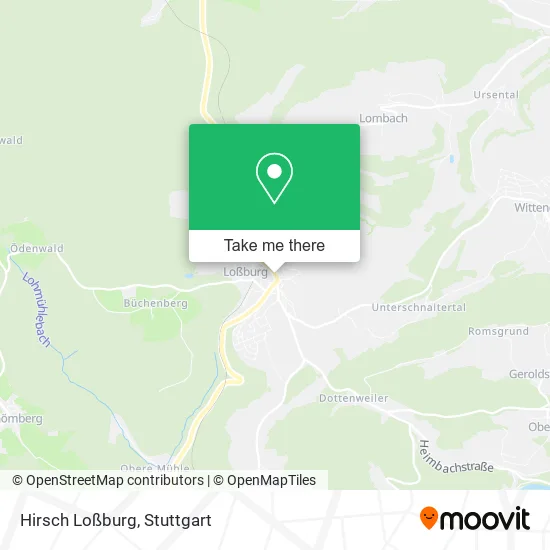 Карта Hirsch Loßburg