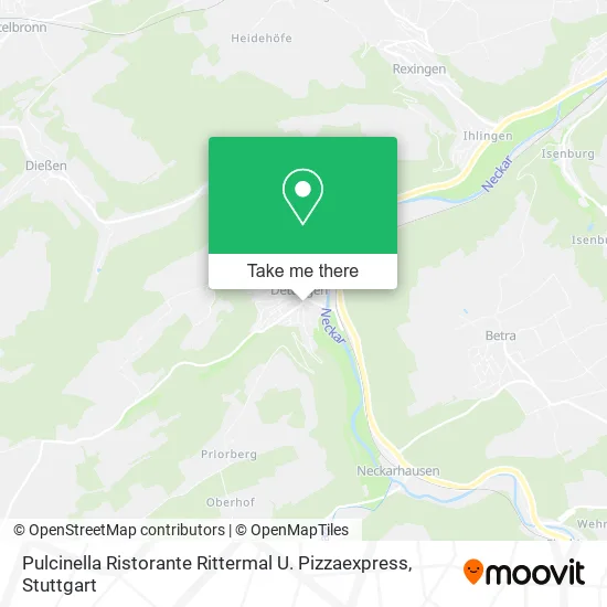Карта Pulcinella Ristorante Rittermal U. Pizzaexpress