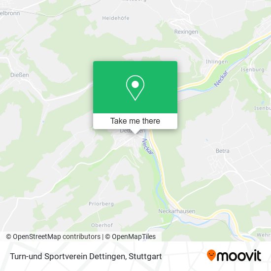 Turn-und Sportverein Dettingen map