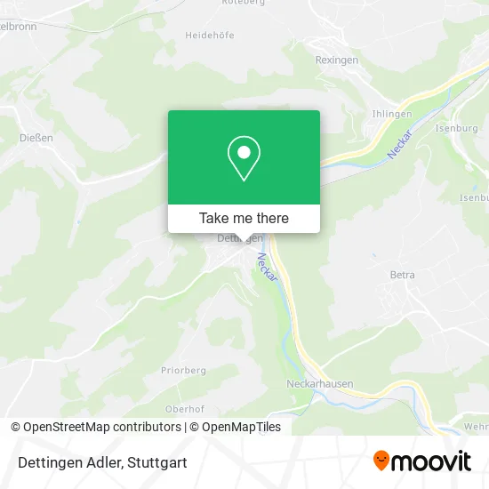 Карта Dettingen Adler