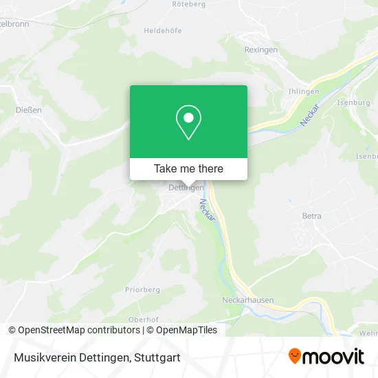 Карта Musikverein Dettingen