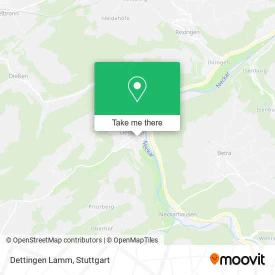 Карта Dettingen Lamm