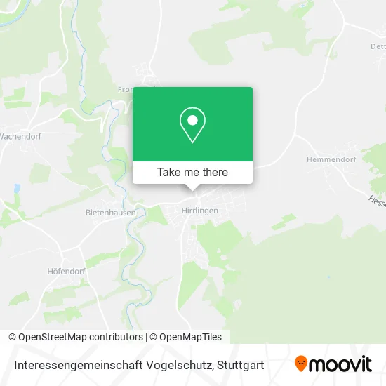 Карта Interessengemeinschaft Vogelschutz