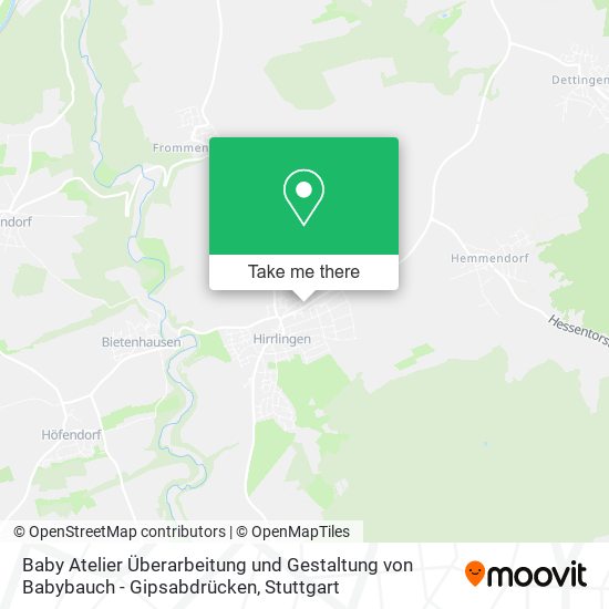 Baby Atelier Überarbeitung und Gestaltung von Babybauch - Gipsabdrücken map