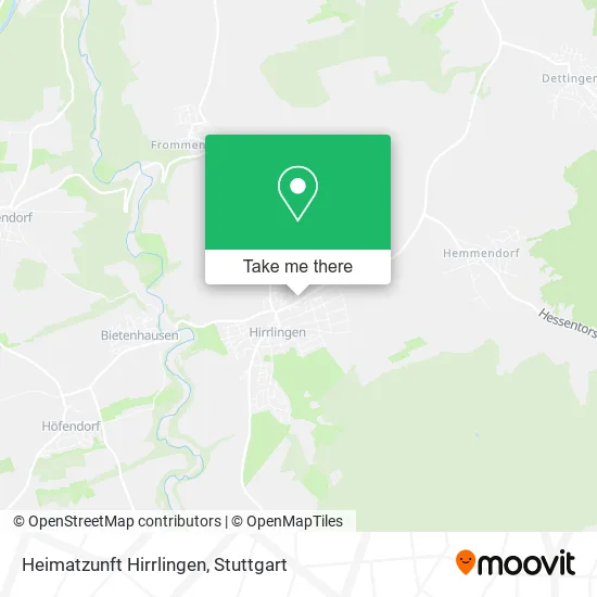 Карта Heimatzunft Hirrlingen