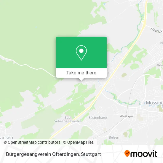 Карта Bürgergesangverein Ofterdingen