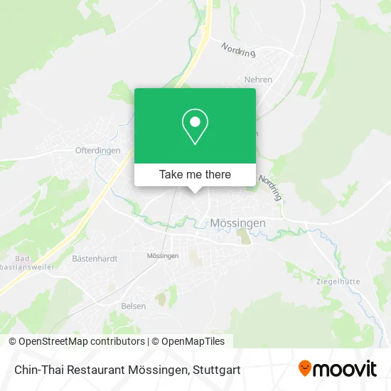 Карта Chin-Thai Restaurant Mössingen