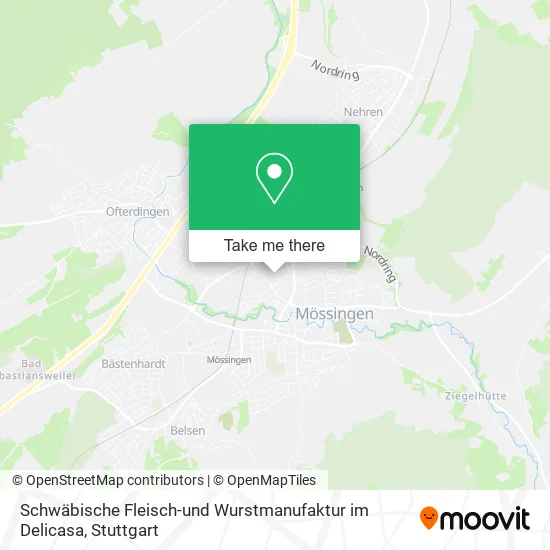 Карта Schwäbische Fleisch-und Wurstmanufaktur im Delicasa