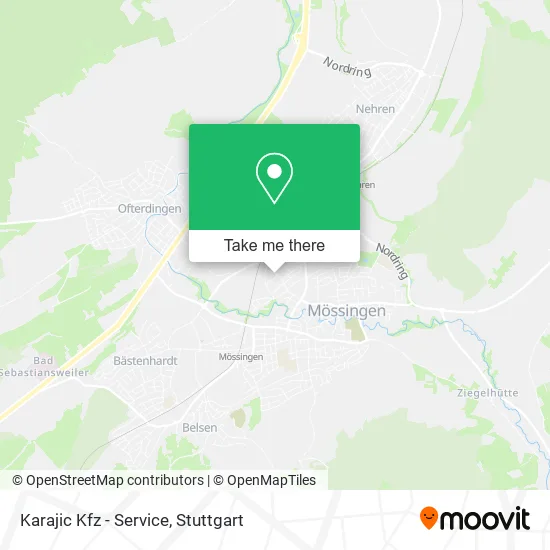 Карта Karajic Kfz - Service