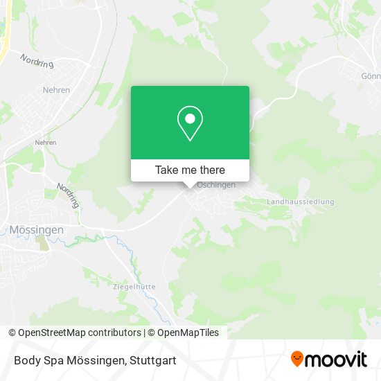 Body Spa Mössingen map