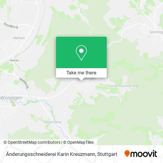 Änderungsschneiderei Karin Kreuzmann map