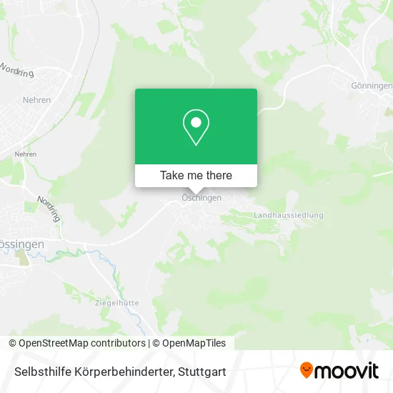 Карта Selbsthilfe Körperbehinderter