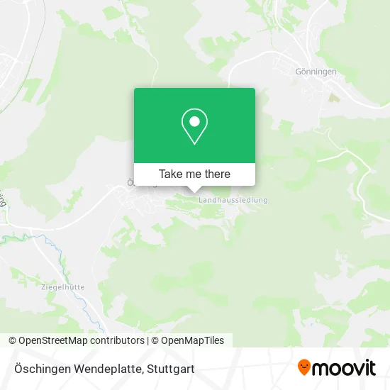Карта Öschingen Wendeplatte