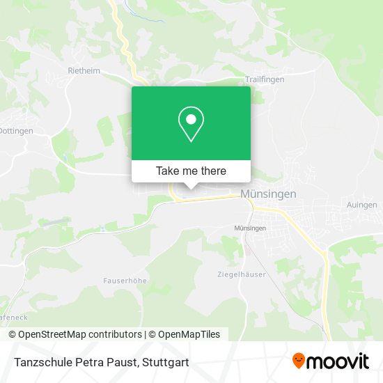 Tanzschule Petra Paust map