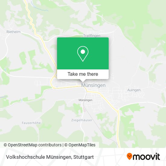 Volkshochschule Münsingen map