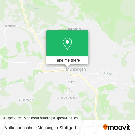 Карта Volkshochschule Münsingen