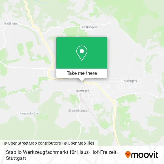 Карта Stabilo Werkzeugfachmarkt für Haus-Hof-Freizeit