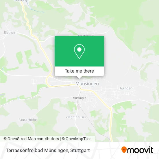 Карта Terrassenfreibad Münsingen