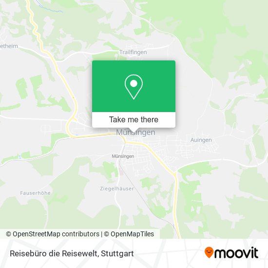 Reisebüro die Reisewelt map