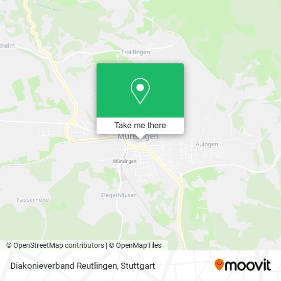 Diakonieverband Reutlingen map