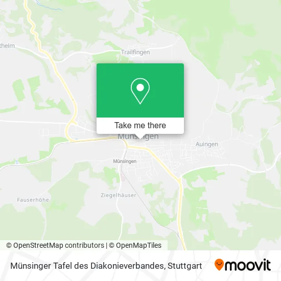 Карта Münsinger Tafel des Diakonieverbandes