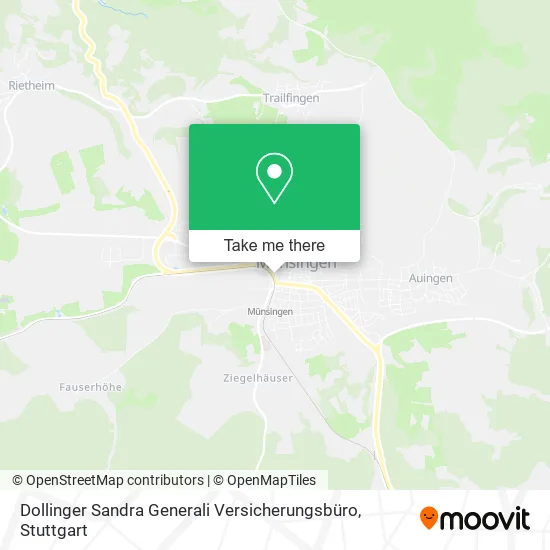 Карта Dollinger Sandra Generali Versicherungsbüro