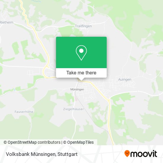Карта Volksbank Münsingen