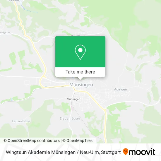 Карта Wingtsun Akademie Münsingen / Neu-Ulm
