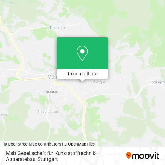 Карта Msb Gesellschaft für Kunststofftechnik-Apparatebau