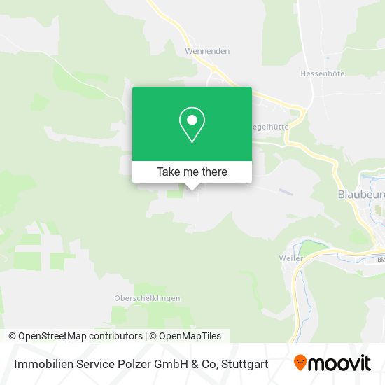 Immobilien Service Polzer GmbH & Co map