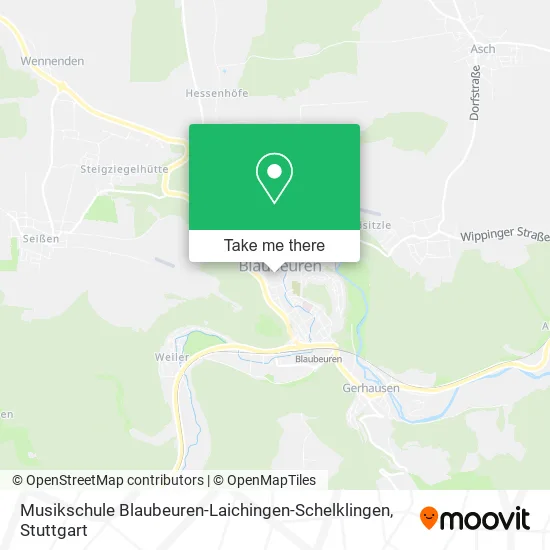 Карта Musikschule Blaubeuren-Laichingen-Schelklingen