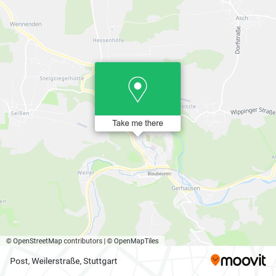 Post, Weilerstraße map