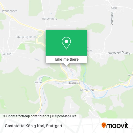 Gaststätte König Karl map