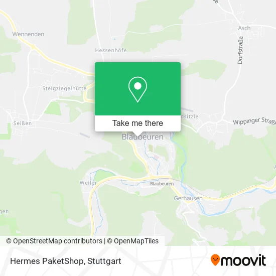 Карта Hermes PaketShop