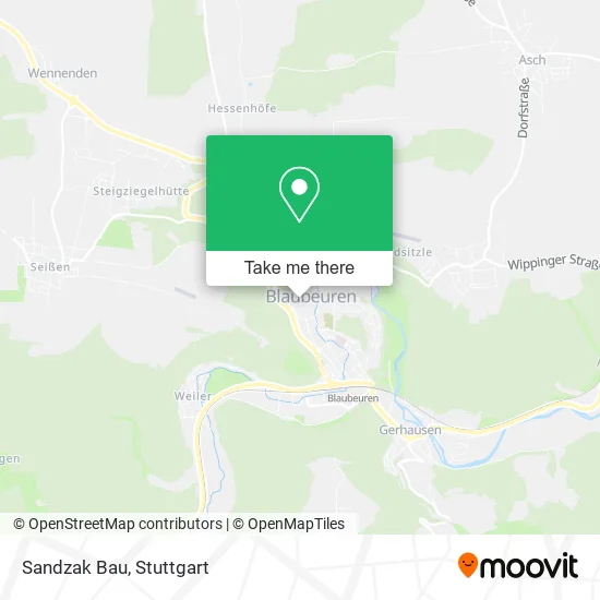 Карта Sandzak Bau