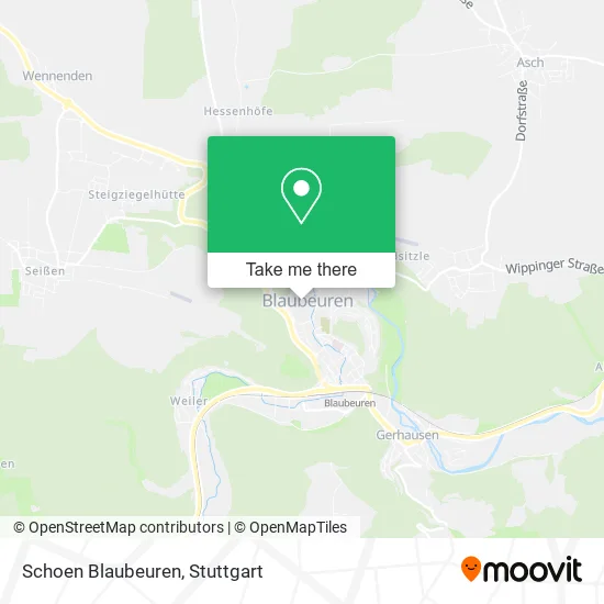 Карта Schoen Blaubeuren